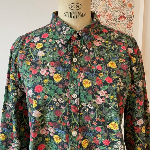 Simons Other - Le 31 Floral Button Down Maximalist Shirt